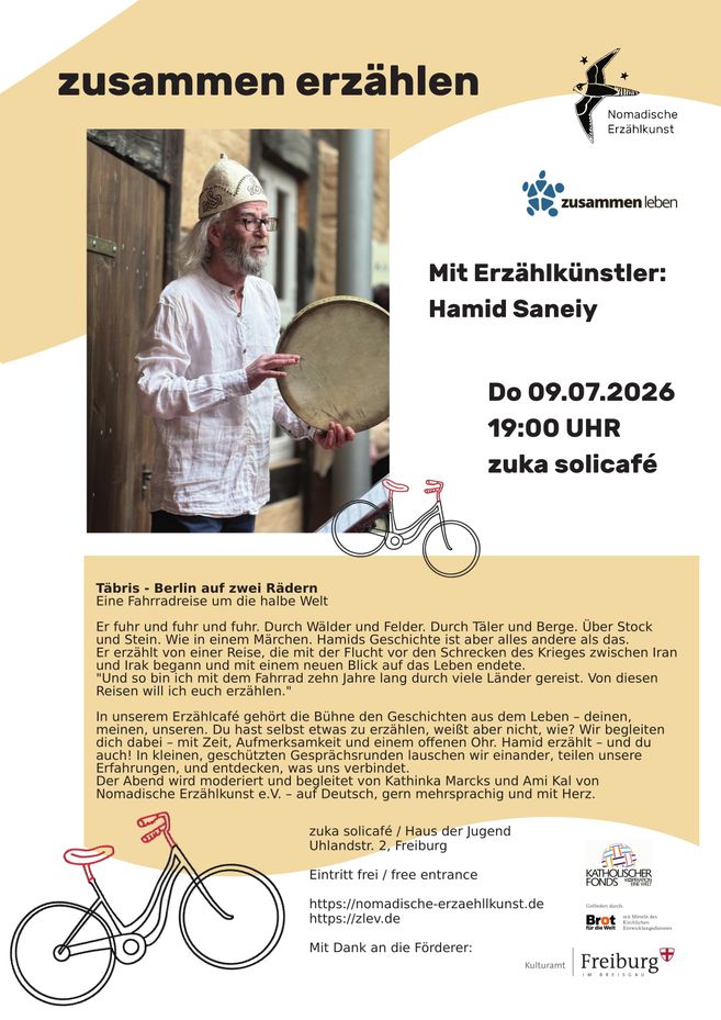 Fahrräder und Hamid Saneiy