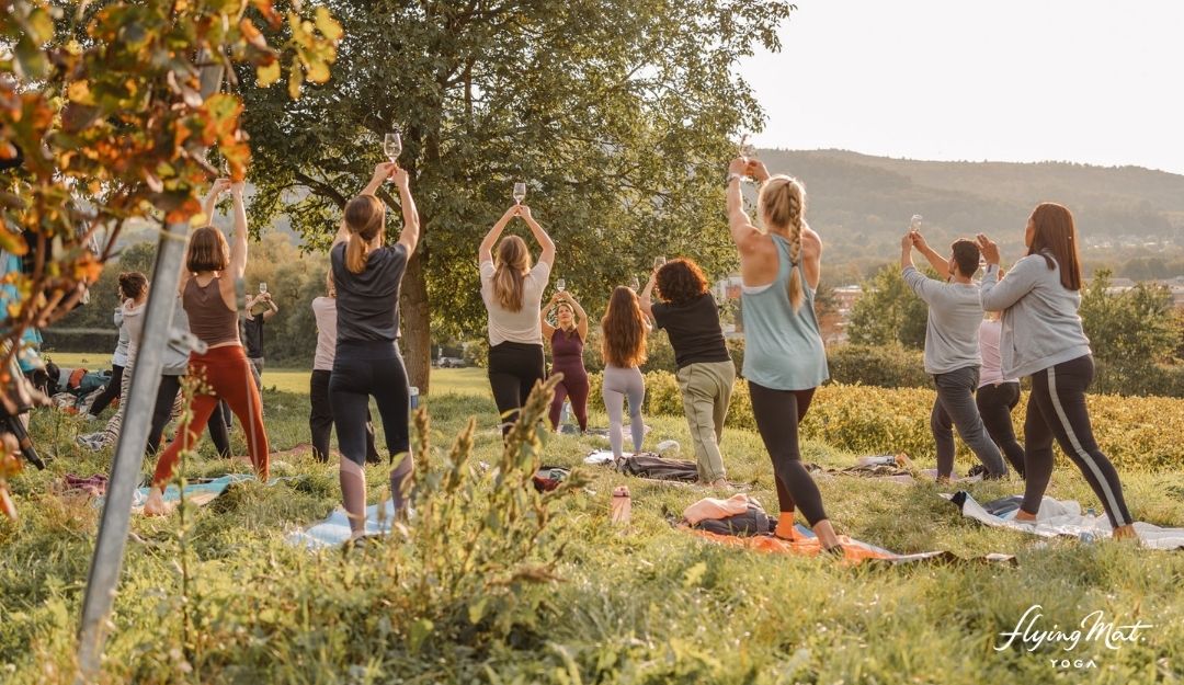 Yoga Wein in Freiburg