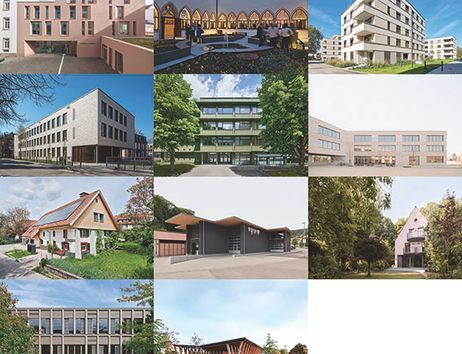 Collage ausgewählter Bauprojekte