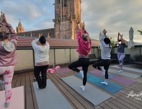 Roof Top Yoga x Flying Mat Yoga in Freiburg 1
