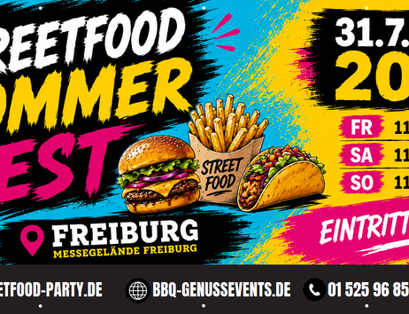Banner des Streetfood Sommerfestes